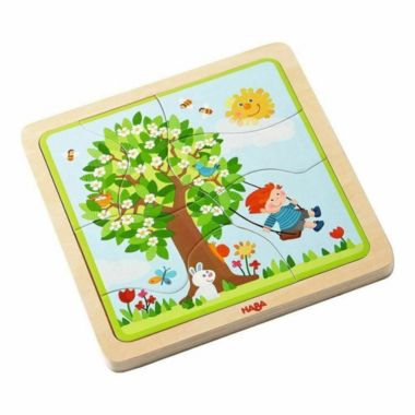 HABA Wooden Puzzle My time of Year with Four Layers & 22 Pieces. View a larger version of this product image.