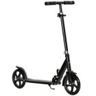 Alternate image 0 for Soozier Folding Kick Scooter for 12 Years and Up for Adults and Teens, Push Scooter with 3-Level Height Adjustable Handlebar, Big Wheels and Rear Wheel Brake, Black