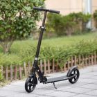Alternate image 2 for Soozier Folding Kick Scooter for 12 Years and Up for Adults and Teens, Push Scooter with 3-Level Height Adjustable Handlebar, Big Wheels and Rear Wheel Brake, Black
