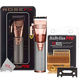BaByliss PRO FX870RG Cord / Cordless Lithium-Ion Clipper Rose Gold + Replacement Clipper Blade