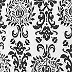 Alternate image 3 for mDesign LONG Damask Print - Easy Care Fabric Shower Curtain - 72" x 84"
