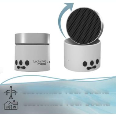 LectroFan Micro 2 Sleep Sound Machine and Bluetooth Speaker with  Fan Sounds and Ocean Sounds - White. View a larger version of this product image.