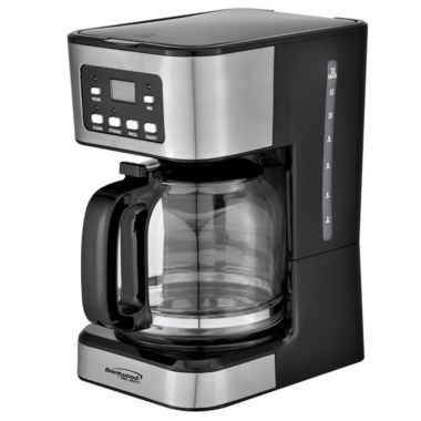 Brentwood 12 Cup Digital Coffee Maker in Black. View a larger version of this product image.