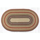 Alternate image 0 for Earth Rugs C-300 Honey / Vanilla / Ginger Oval Braided Rug 27 x 45 inch