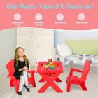 Alternate image 2 for Hivago 3-Piece Plastic Children Table Chair Set