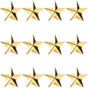 Bright Creations Gold Point Star Lapel Pins, Enamel Pin Set (1 in, 12 Pack)
