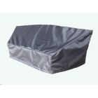 Alternate image 2 for Summerset Shield Gold Circular 2-Layer Polyester Fabric Outdoor Sofa Cover - 89x36", Charcoal Grey