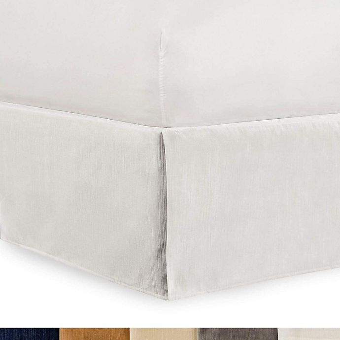 Bedding Tailored Velvet Bed Skirt, White Twin Xl Bed Skirt