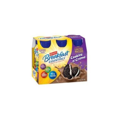 Carnation Breakfast Essentials Complete Nutritional Drink, Cookies n Creme, 8 oz, 6 CT. View a larger version of this product image.