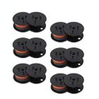 Alternate image 0 for Noa Store 6 Black Red Calculator Ribbons, Calculator Tape Compatible With Canon