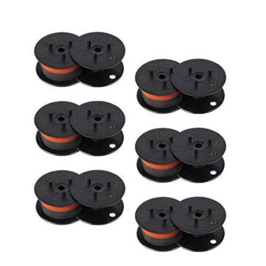 Noa Store 6 Black Red Calculator Ribbons, Calculator Tape Compatible With Canon. View a larger version of this product image.