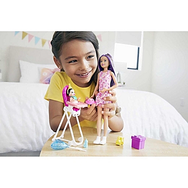 Barbie Skipper Babysitters Inc. Playset Skipper Doll, Color-Change Baby  Doll, and High Chair