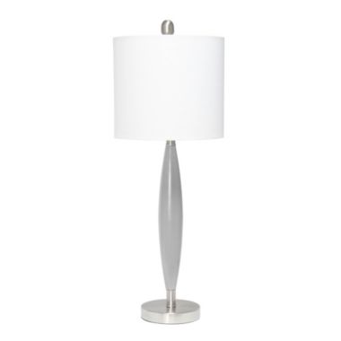 Elegant Designs Needle Stick Table Lamp, Gray. View a larger version of this product image.