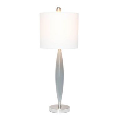 Elegant Designs Needle Stick Table Lamp, Gray. View a larger version of this product image.