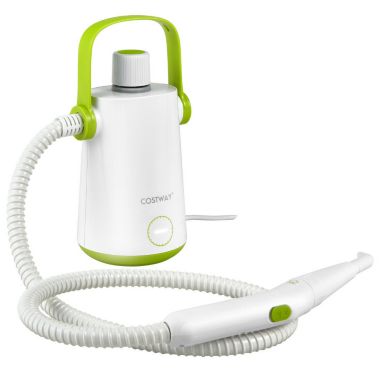 Slickblue 1000W Multifunction Portable Hand-held Steam Cleaner with 10 Accessories-Green. View a larger version of this product image.