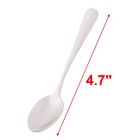 Alternate image 2 for Unique Bargains Stainless Steel Kitchen Restaurant Iced Coffee Tea Spoon, Mini Tiny Small Spoons for Coffee Bar, 12cm Length 6 Pieces Silver Tone