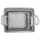 Alternate image 3 for DII Pe Coated Cotton/Poly Laundry Bin Stripe Gray Rectangle Asst Small Set/3
