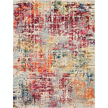 Nourison Celestial 7&#39;10" x 10&#39;6" (8&#39; x 11&#39;) Pink/Multicolor Area Rug Colorful Contemporary Abstract by Nourison. View a larger version of this product image.