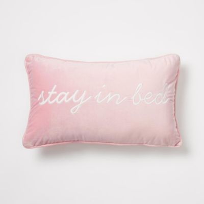 Pink Velvet Pillows Bed Bath Beyond, Light Pink Round Velvet Pillow Cover