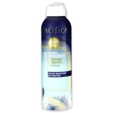 Pacifica SPF 50 Sport Sunscreen Spray. View a larger version of this product image.