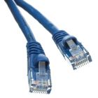 Alternate image 0 for Cable Wholesale Cat5e Blue Ethernet Patch Cable, Snagless/Molded Boot, 6 inch