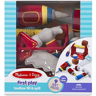 Melissa And Doug First Play Toolbox Fill And Spill Set. View a larger version of this product image.