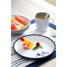 Alternate image 3 for Marine Business Welcome On Board Non-Slip Dessert Plate - Set of 6