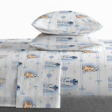 Saturday Park Star Wars Droids 100% Organic Cotton Sheet Set. View a larger version of this product image.