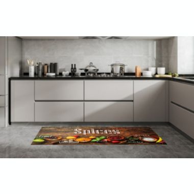 Spices 19.6 in. x 55 in. Anti-Fatigue Kitchen Runner Mat. View a larger version of this product image.