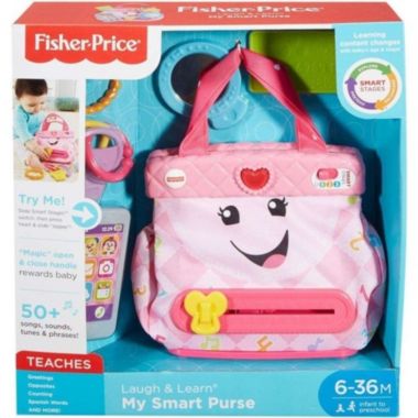 Fisher-Price  Laugh & Learn My Smart Purse Interactive Toy Bag. View a larger version of this product image.