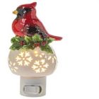 Alternate image 0 for Ganz Red Cardinal Bird Ceramic Plug In Night Light 5.5 Inch Red