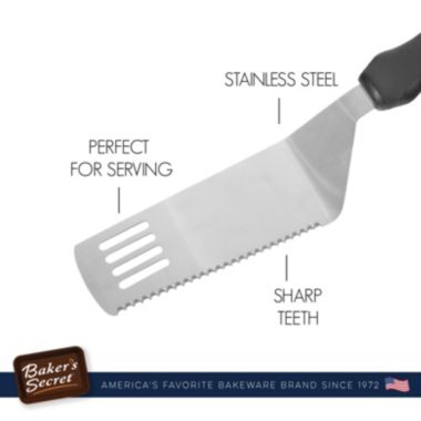 Baker's Secret Stainless Steel Cheese Shovel, Non-slip , Kitchen Essentials, Silver. View a larger version of this product image.