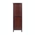 Alternate image 3 for Winsome Wood Home Brooke Jelly Cupboard, 4-Section Cabinet, Walnut