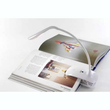 Daylight Smart Clip-On Lamp - UN1380 - Adjustable Brightness - LED - Rechargeable - Portable. View a larger version of this product image.