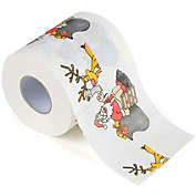 Kitcheniva 1-Piece Colorful Printed Toilet Paper, Christmas Chimney