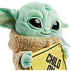 Alternate image 3 for Mattel  Star Wars Grogu Plush “Child on Board&quot; Sign +Toy, 8-in Character from The Mandalorian, Soft, Collectible Cuddle Toy & Automobile Signage