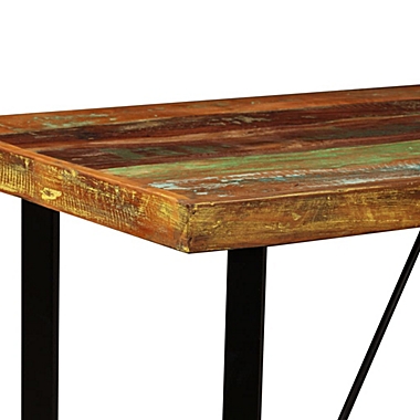 vidaXL Bar Table Solid Reclaimed Wood 47.2"x23.6"x42.1". View a larger version of this product image.