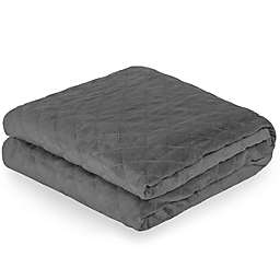 Bare Home Duvet Cover for Weighted Blanket - Ultra-Soft Minky Removable and Washable, Circle Pattern (Grey, 40 in. x 60 in.)