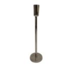 Alternate image 0 for BIDK Home 12" Silver Contemporary Candlestick Holder Tabletop Decor - Extra Large