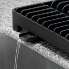 Alternate image 3 for mDesign Compact Dish Drying Rack with Swivel Spout & Silicone Mat