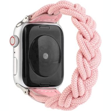 Worryfree Gadgets Braided Nylon Band for Apple Watch 38/40/41mm 42/44/45mm iwatch Series 8 7 6 SE 5 4 3 2 1 - 38/40/41mm - Pink. View a larger version of this product image.