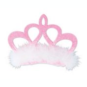 Beistle Party Decorative Pink Crown Hair Clip - 12 Pack, (1/Card)