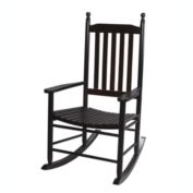 Gift Mark Home Kids Children Adult Resting Tall Back Rocking Chair Espresso