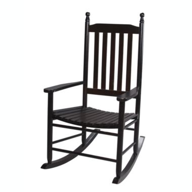 Gift Mark Home Kids Children Adult Resting Tall Back Rocking Chair Espresso. View a larger version of this product image.