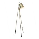 Alternate image 1 for Elegant Designs Home Decorative Three Legged Antique Brass Floor Lamp with Shifting Shade