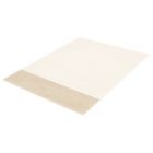 Alternate image 3 for Chaudhary Living 5.25' x 7.25' White and Tan Striped Rectangular Area Throw Rug
