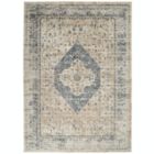 Alternate image 0 for kathy ireland Home Malta MAI11 Beige/Blue Indoor Area Rug - 7'10 x 10'10