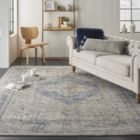 Alternate image 3 for kathy ireland Home Malta MAI11 Beige/Blue Indoor Area Rug - 7'10 x 10'10