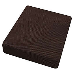 Kitcheniva Stretch Chair Sofa Seat Cushion Cover Slipcover, Brown