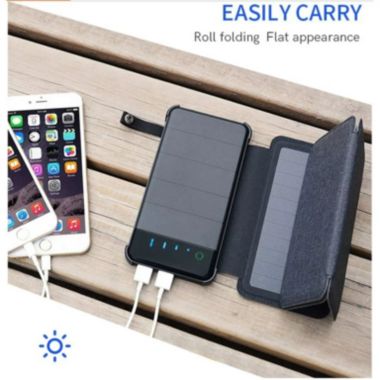 Sirius Survival 4 Panel 10,000 MAH Portable Solar Power Bank. View a larger version of this product image.